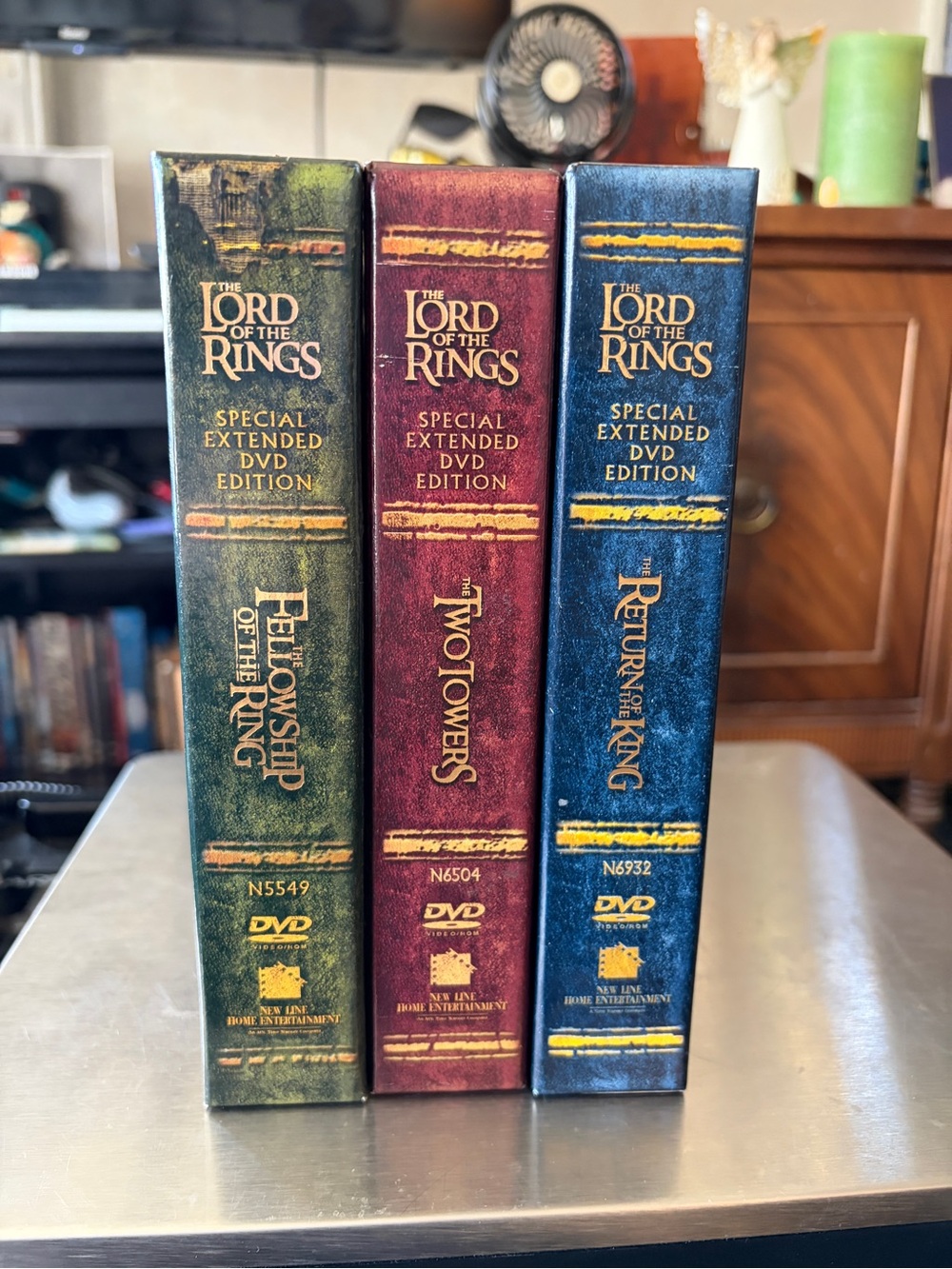 The Lord of the Rings Special Extended DVD Edition Box Set - Green, Red, Blue